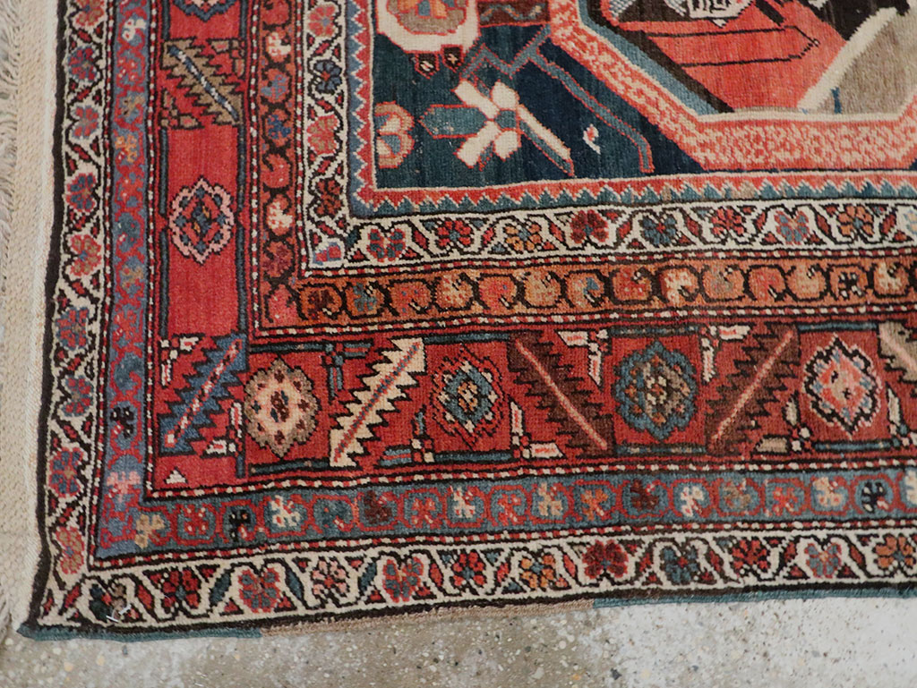 Antique Persian Bakshaish Rug, No.30189 - Gss