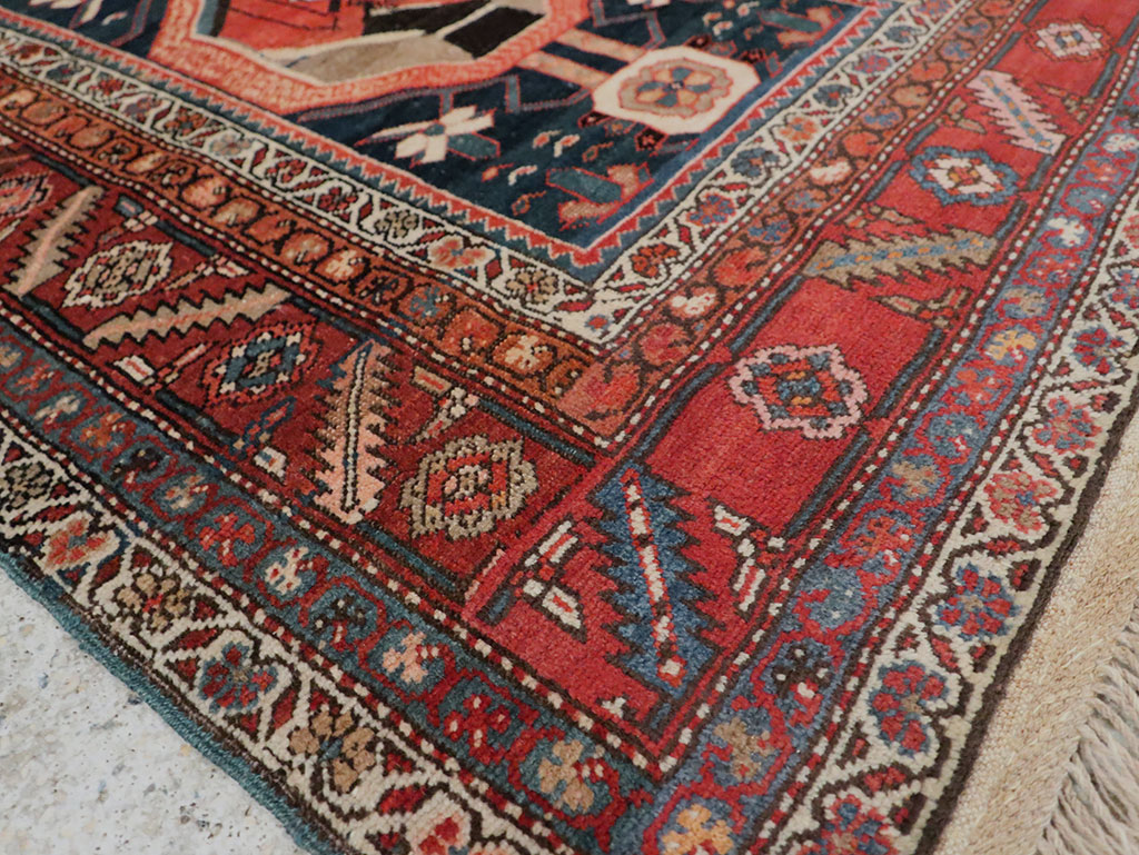 Antique Persian Bakshaish Rug, No.30189 - Gss