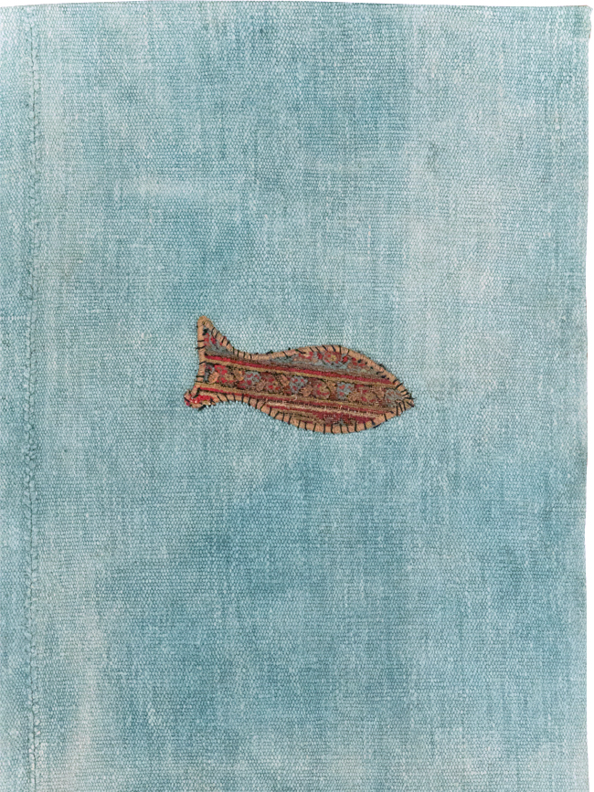 Vintage Pictorial Kilim, No.30193 - Gss