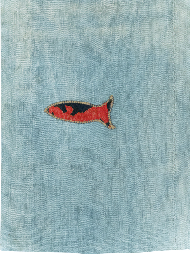 Vintage Pictorial Kilim, No.30193 - Gss