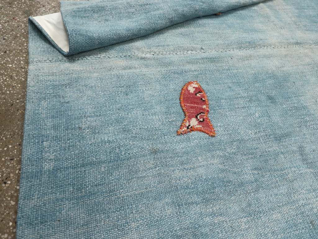 Vintage Pictorial Kilim, No.30193 - Gss