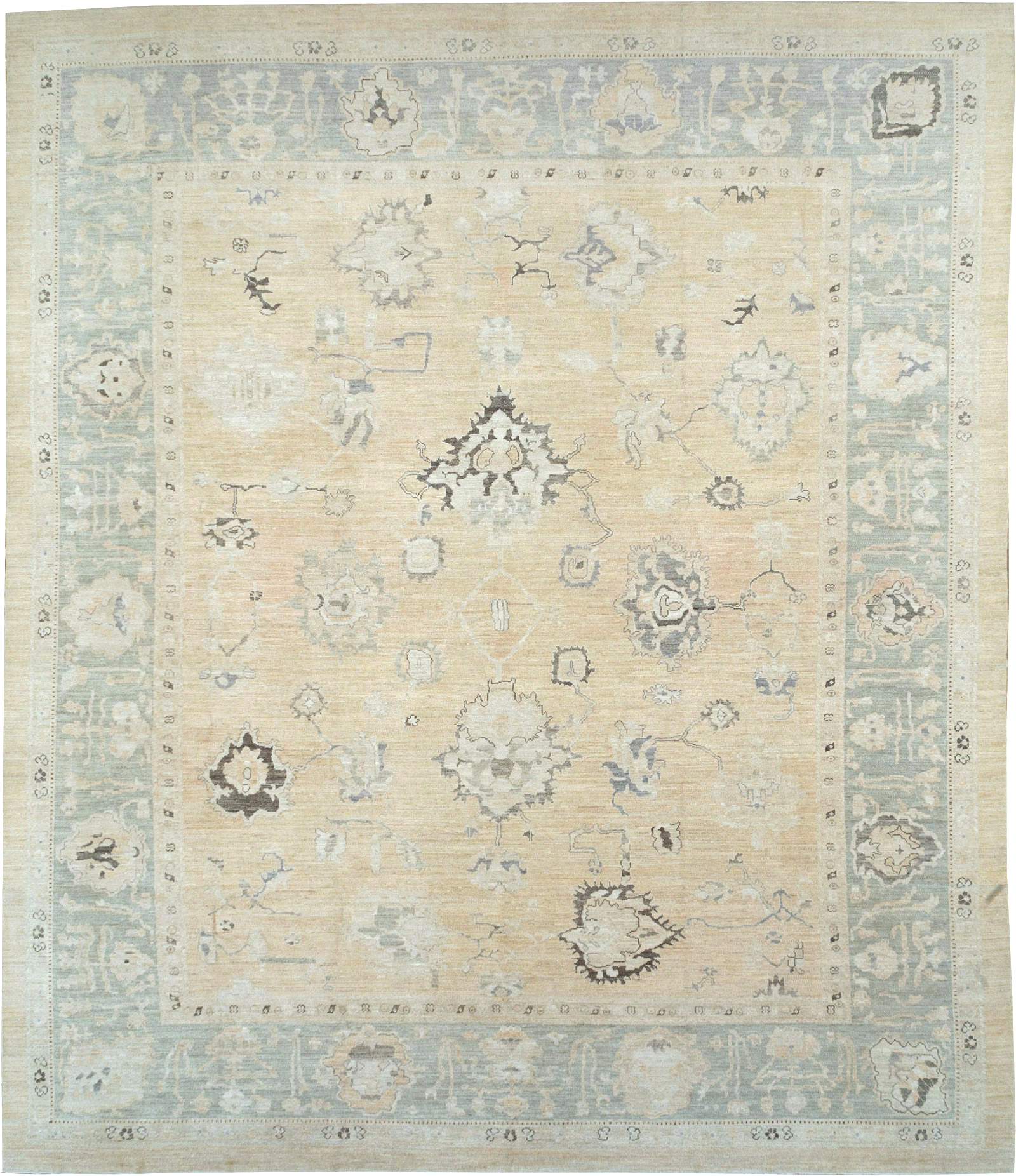 Contemporary Turkish Oushak Oversize Carpet, No.30201 - Gss