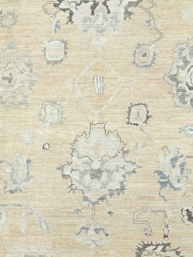 Contemporary Turkish Oushak Oversize Carpet, No.30201 - Gss