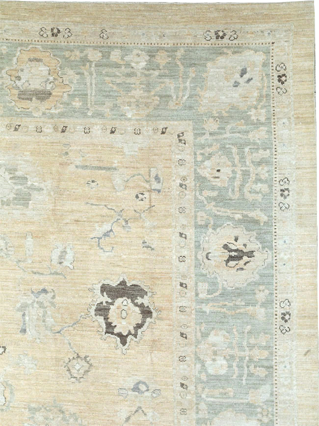 Contemporary Turkish Oushak Oversize Carpet, No.30201 - Gss