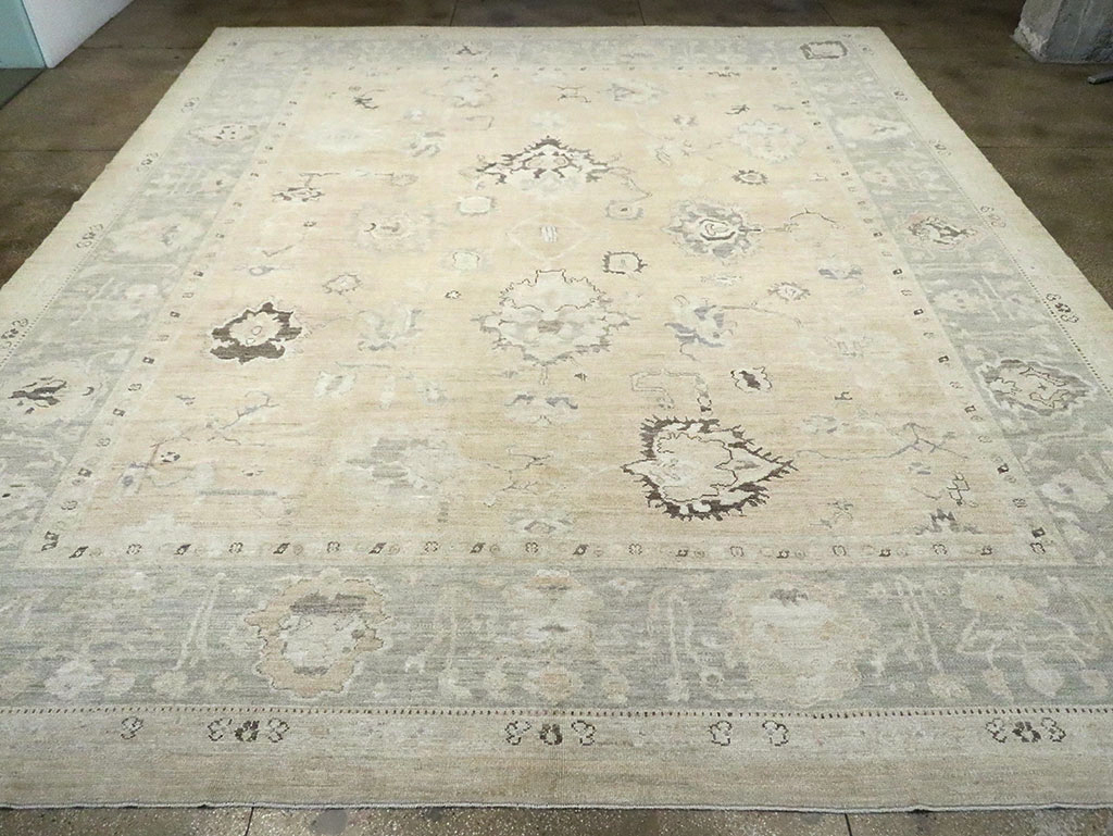 Contemporary Turkish Oushak Oversize Carpet, No.30201 - Gss