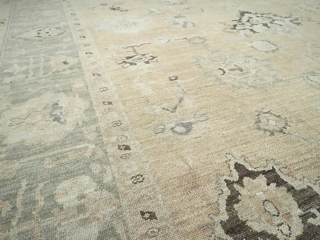 Contemporary Turkish Oushak Oversize Carpet, No.30201 - Gss