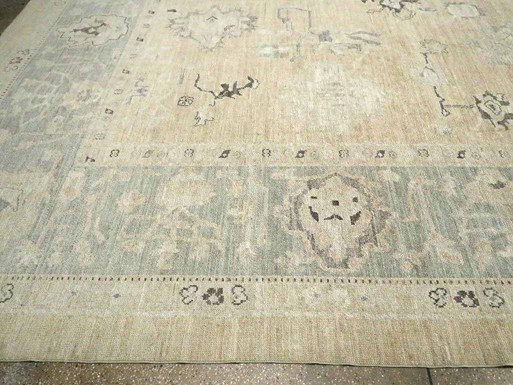 Contemporary Turkish Oushak Oversize Carpet, No.30201 - Gss
