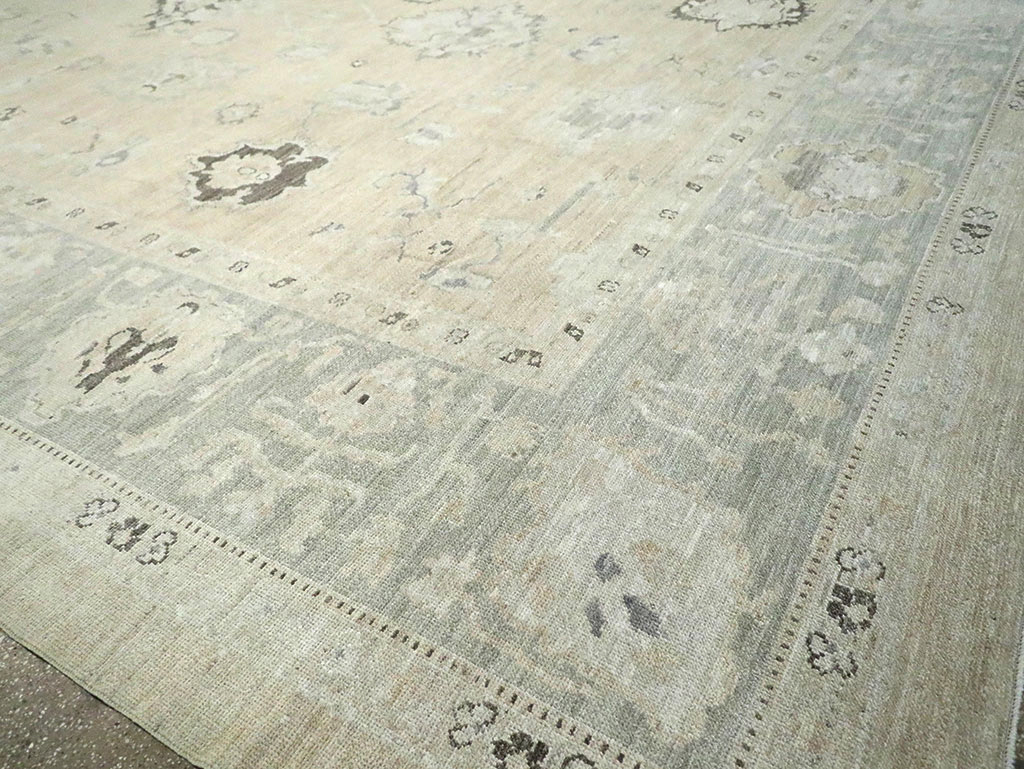 Contemporary Turkish Oushak Oversize Carpet, No.30201 - Gss
