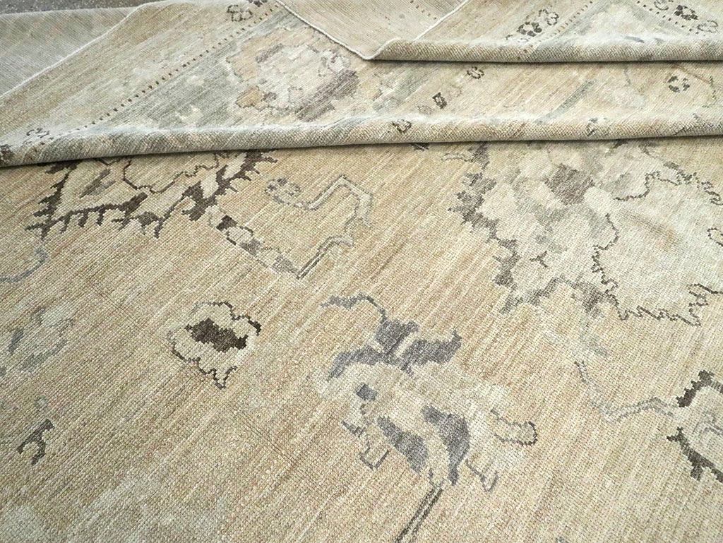 Contemporary Turkish Oushak Oversize Carpet, No.30201 - Gss