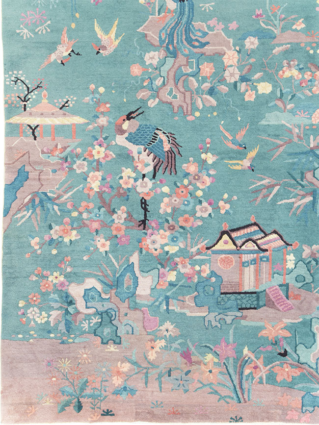 Mid-20th Century Chinese Art Deco Room Size Carpet, No.30203 - Gss