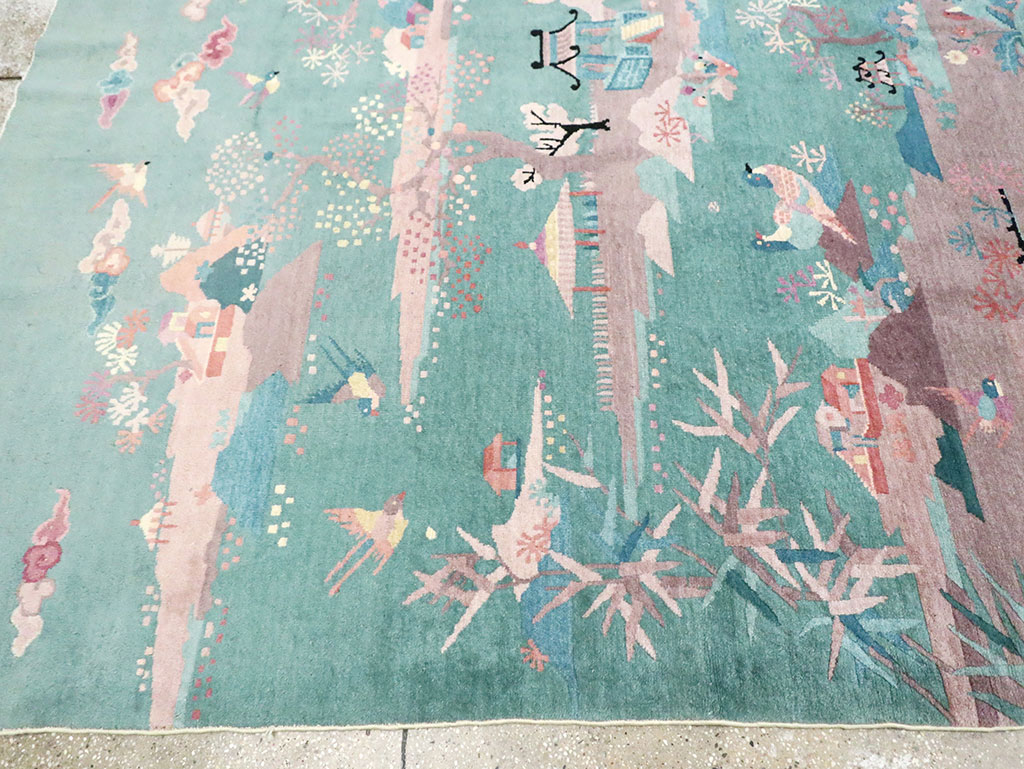 Mid-20th Century Chinese Art Deco Room Size Carpet, No.30203 - Gss