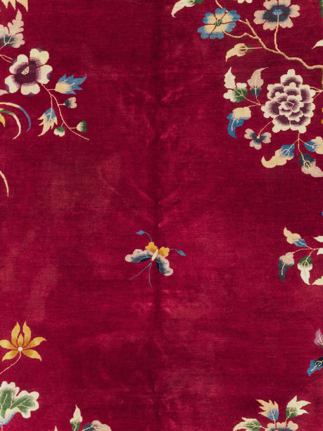 Vintage Chinese Deco Carpet, No.30206 - Gss