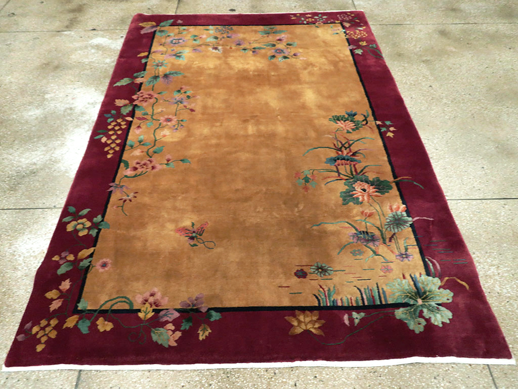 Mid-20th Century  Chinese Art Deco Carpet, No.30209 - Gss