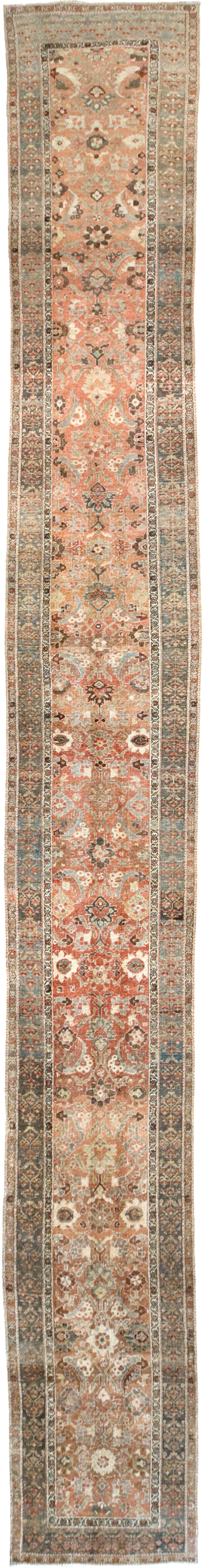 Antique Persian Bidjar Long Runner (Pair: 1 of 2), No.30213 - Gss