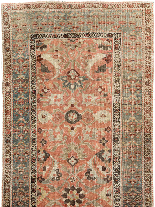 Antique Persian Bidjar Long Runner (Pair: 1 of 2), No.30213 - Gss