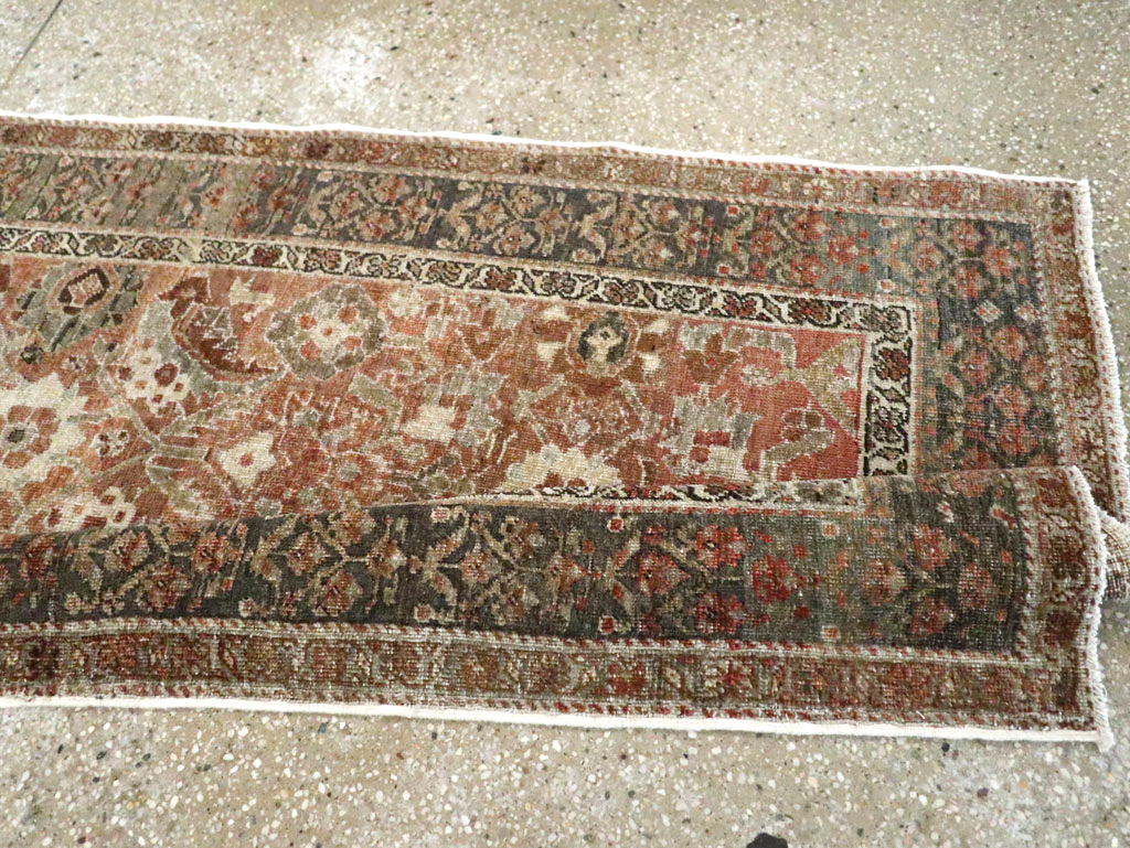 Antique Persian Bidjar Long Runner (Pair: 1 of 2), No.30213 - Gss