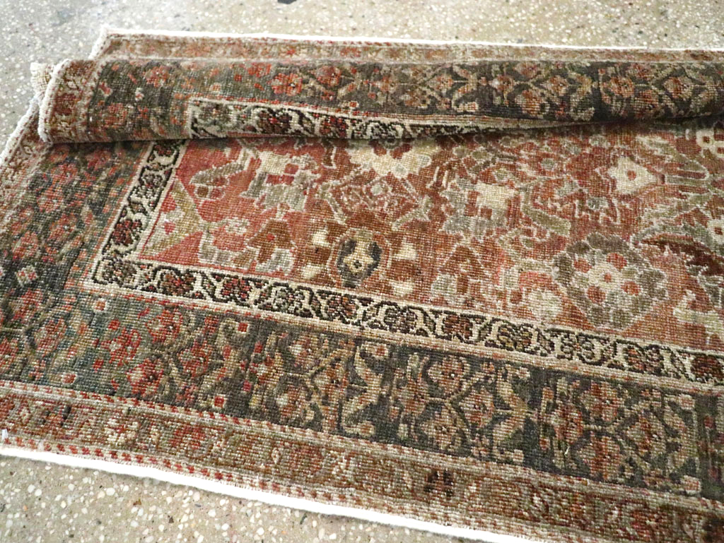 Antique Persian Bidjar Long Runner (Pair: 1 of 2), No.30213 - Gss