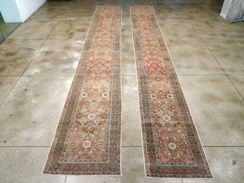 Antique Persian Bidjar Long Runner (Pair: 1 of 2), No.30213 - Gss