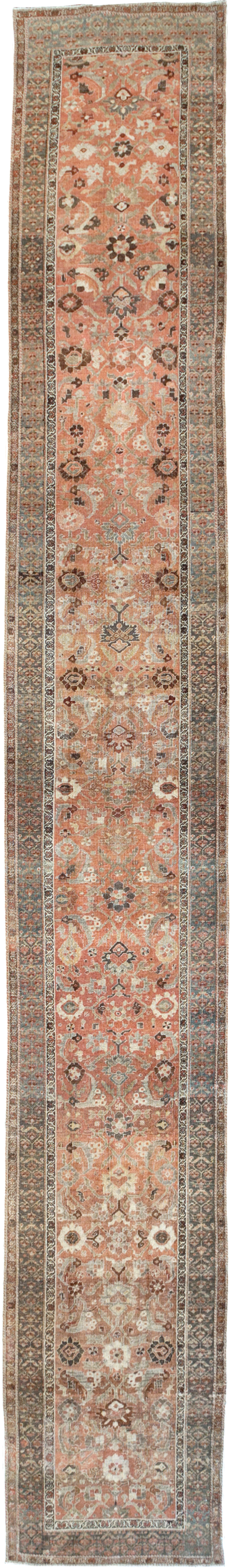 Antique Persian Bidjar Long Runner (Pair: 2 of 2), No.30214 - Gss