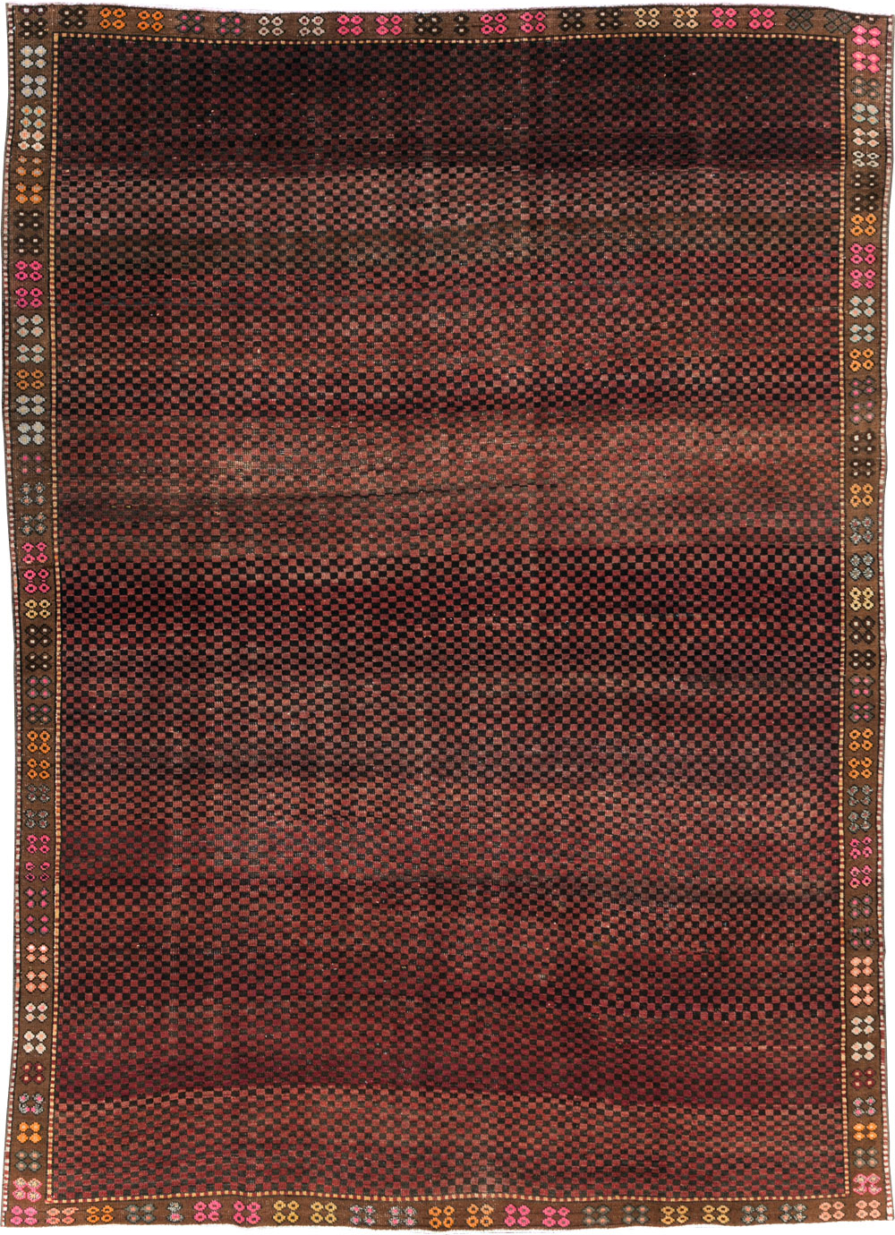 Vintage Turkish Anatolian Small Room Size Carpet, No.30228 - Gss