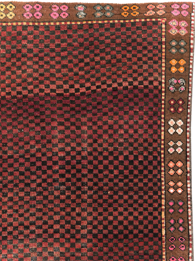 Vintage Turkish Anatolian Small Room Size Carpet, No.30228 - Gss