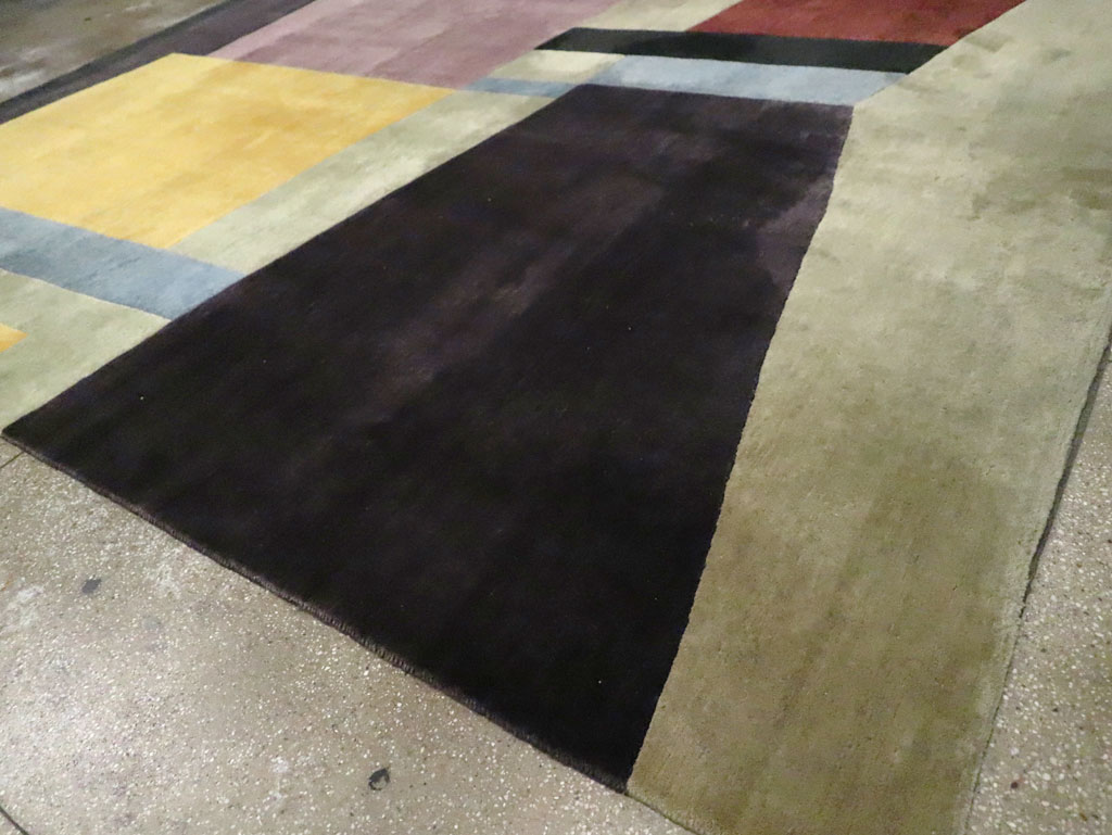 Contemporary Tibetan Art Deco Style Room Size Carpet, No.30230 - Gss