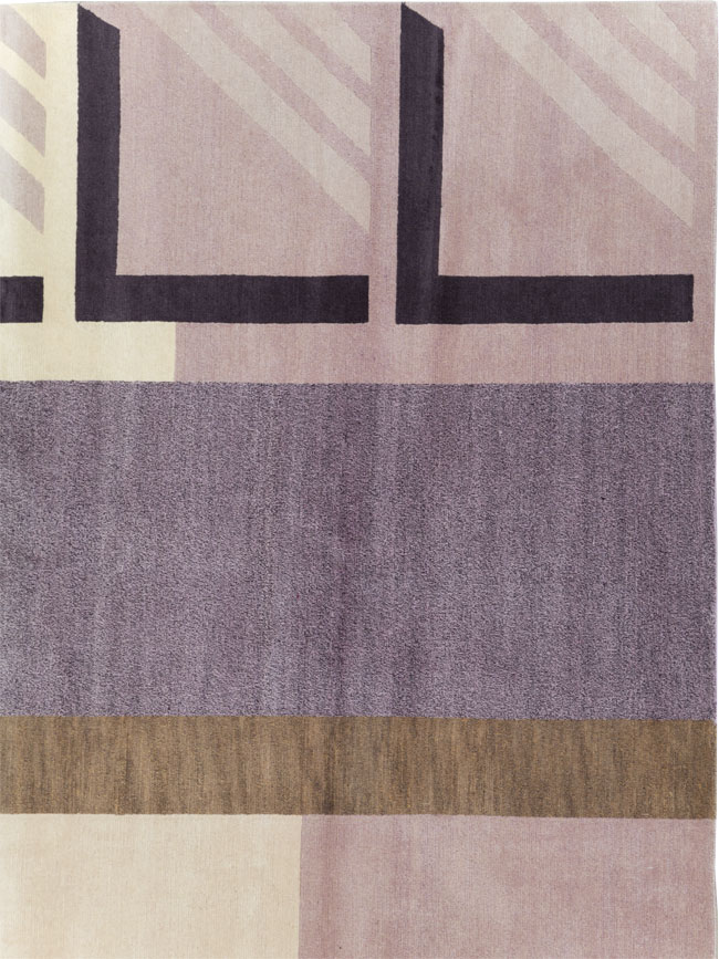 Contemporary Tibetan Art Deco Style Small Room Size Carpet, No.30242 - Gss