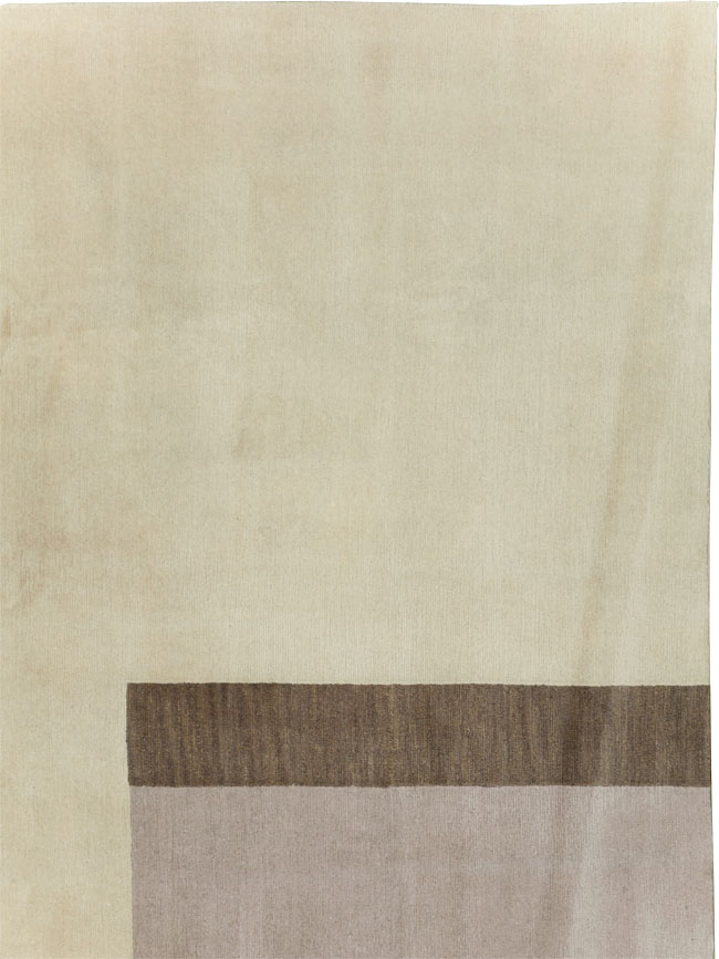 Contemporary Tibetan Art Deco Style Small Room Size Carpet, No.30242 - Gss