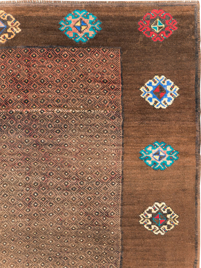 Vintage Turkish Anatolian Gallery Carpet, No.30244 - Gss