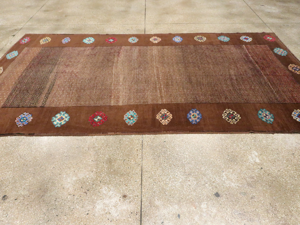 Vintage Turkish Anatolian Gallery Carpet, No.30244 - Gss