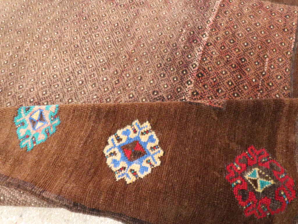 Vintage Turkish Anatolian Gallery Carpet, No.30244 - Gss