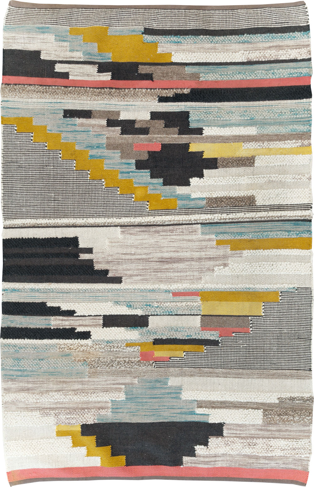 Contemporary Flatweave Kilim, No.30245 - Gss