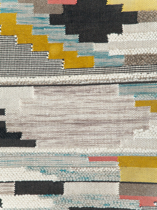 Contemporary Flatweave Kilim, No.30245 - Gss