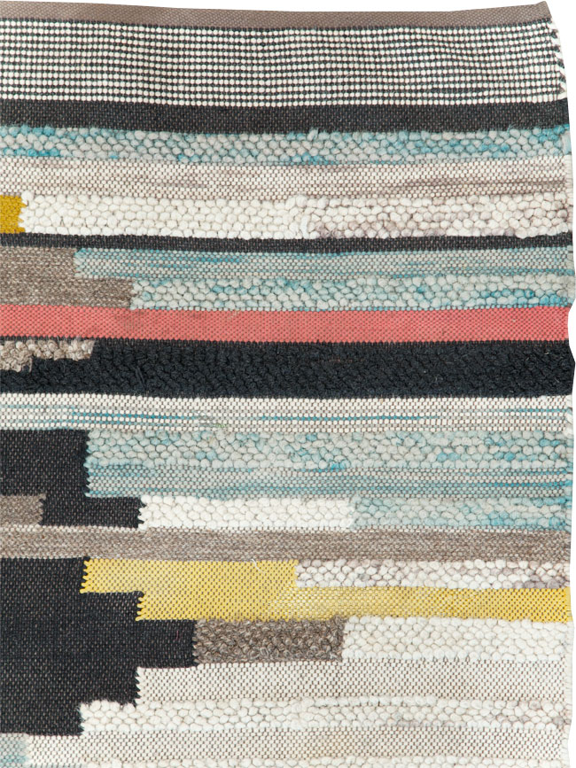 Contemporary Flatweave Kilim, No.30245 - Gss