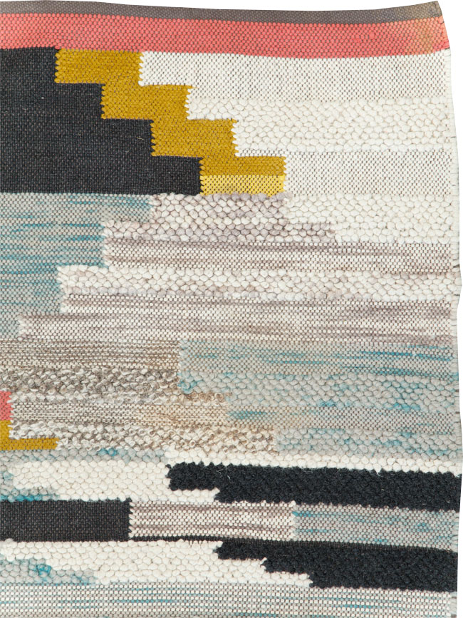 Contemporary Flatweave Kilim, No.30245 - Gss