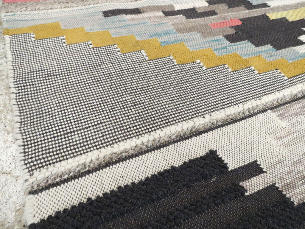 Contemporary Flatweave Kilim, No.30245 - Gss