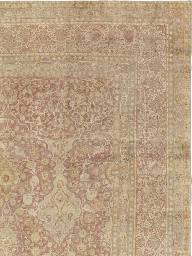 Antique Persian Tabriz Oversize Carpet, No.30247 - Gss