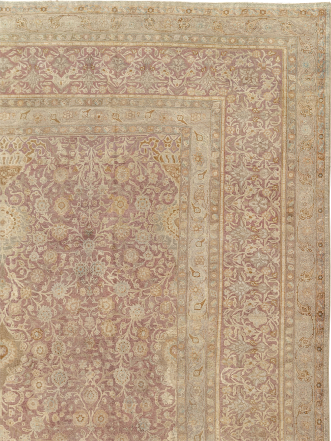 Antique Persian Tabriz Oversize Carpet, No.30247 - Gss