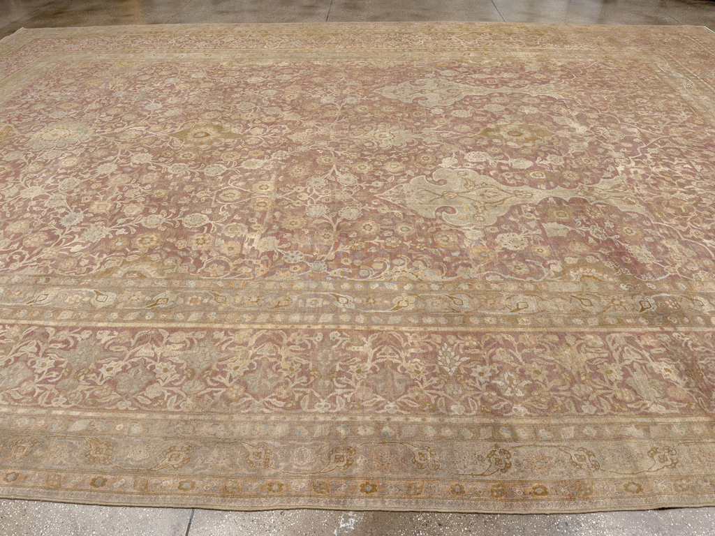 Antique Persian Tabriz Oversize Carpet, No.30247 - Gss