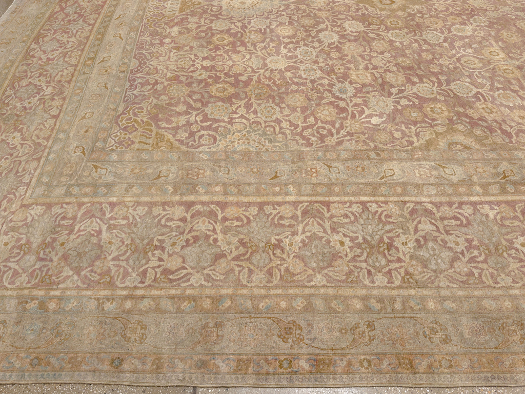 Antique Persian Tabriz Oversize Carpet, No.30247 - Gss