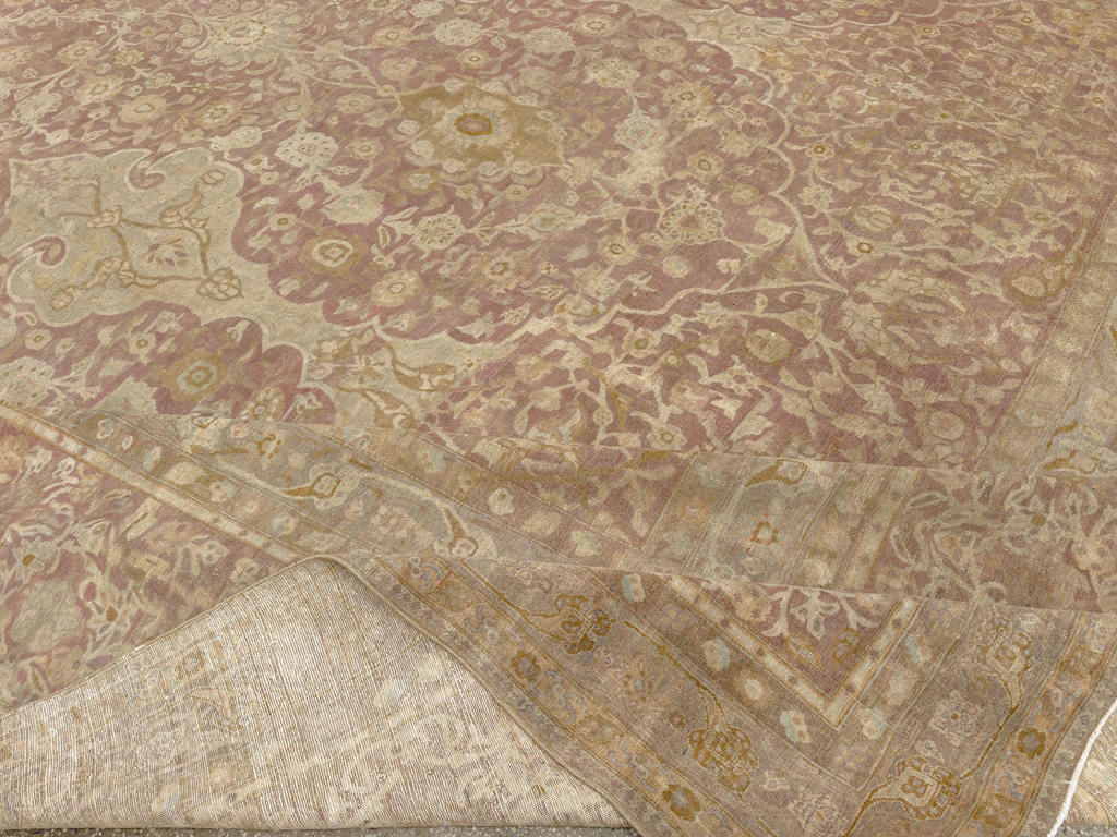 Antique Persian Tabriz Oversize Carpet, No.30247 - Gss