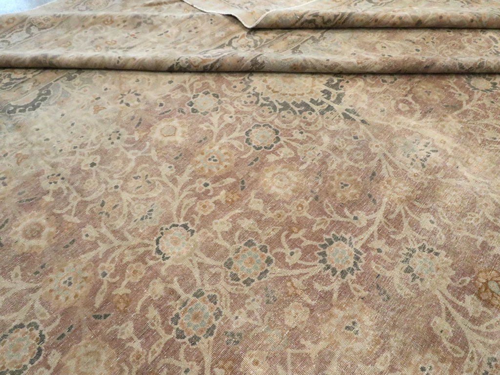 Antique Perisan Tabriz Carpet, No.30247 - Gss