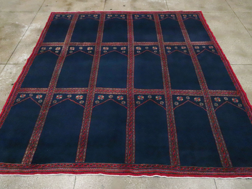 Vintage Turkish Anatolian Square Room Size Carpet, No.30259 - Gss