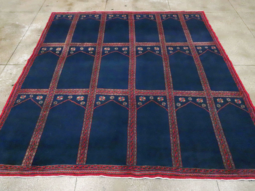 Vintage Turkish Anatolian Square Room Size Carpet, No.30259 - Gss