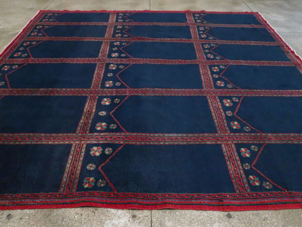 Vintage Turkish Anatolian Square Room Size Carpet, No.30259 - Gss
