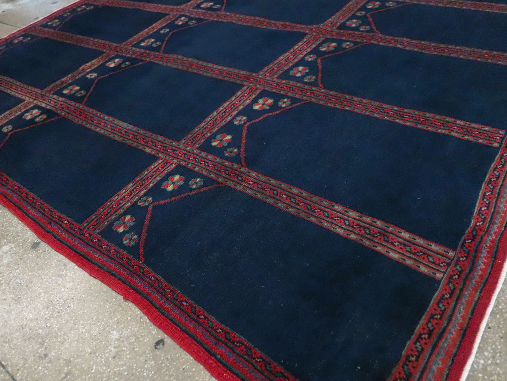Vintage Turkish Anatolian Square Room Size Carpet, No.30259 - Gss