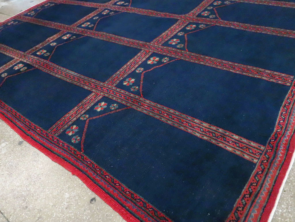 Vintage Turkish Anatolian Square Room Size Carpet, No.30259 - Gss
