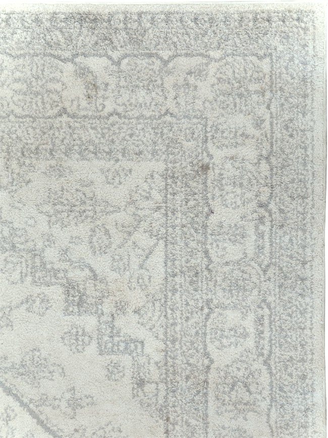 Contemporary Persian Heriz Inspired Turkish Accent Carpet, No.30260 - Gss