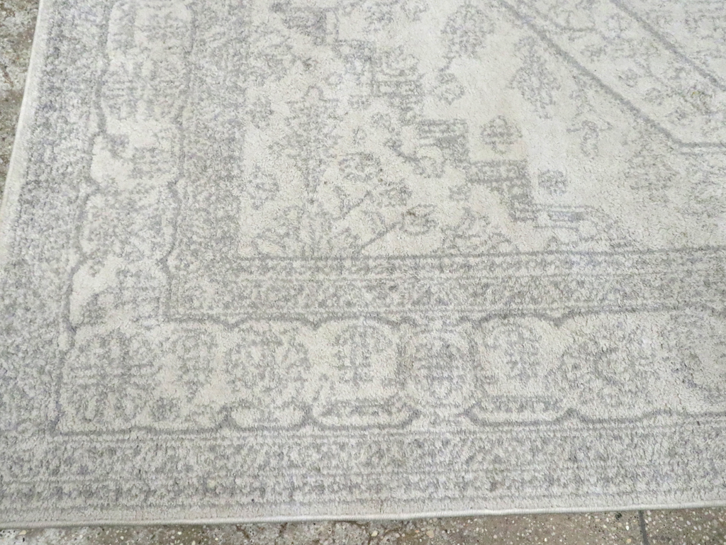 Contemporary Persian Heriz Inspired Turkish Accent Carpet, No.30260 - Gss