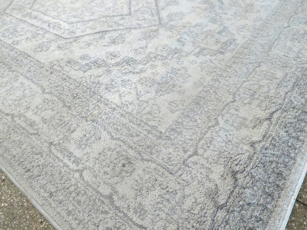 Contemporary Persian Heriz Inspired Turkish Accent Carpet, No.30260 - Gss